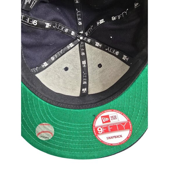 Atlanta Braves Cap 9FIFTY Snapback New Era Embroidered Logo Black & Red - Picture 8 of 8